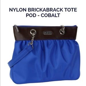 New Hadaki Blue Nylon Tote Purse